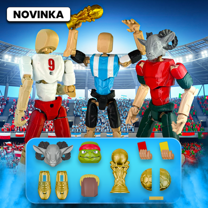 Sada 3 futbalistov